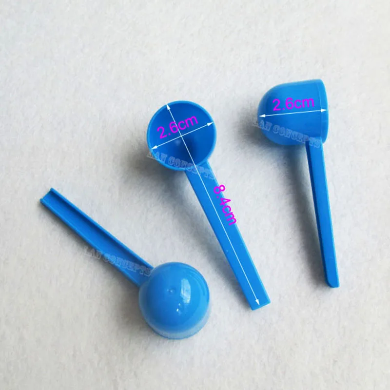 5g plastic measuring scoop small spoon blue 10