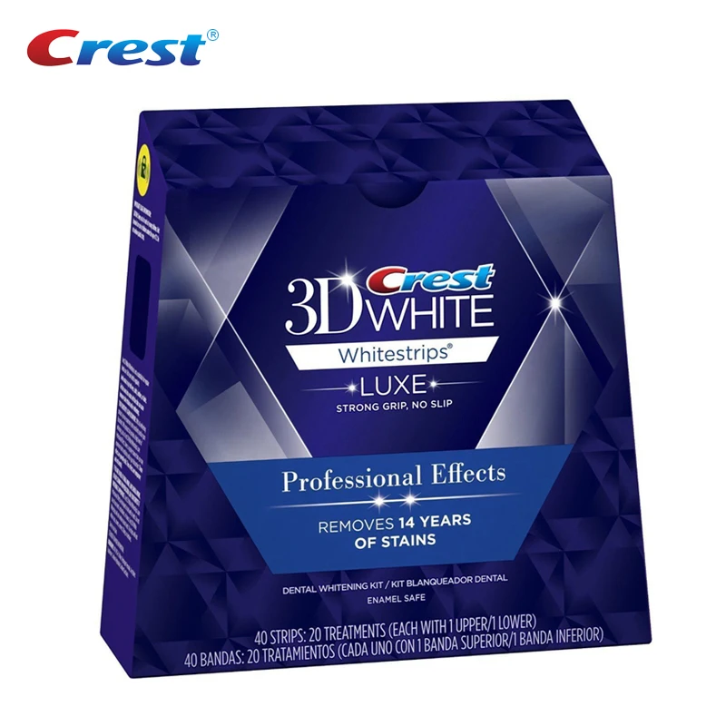 

3D White Teeth Whitening Strips Professional Effects Whitestrips Oral Hygiene Dental Teeth Whitening Strips Smile 10/20 Pouches