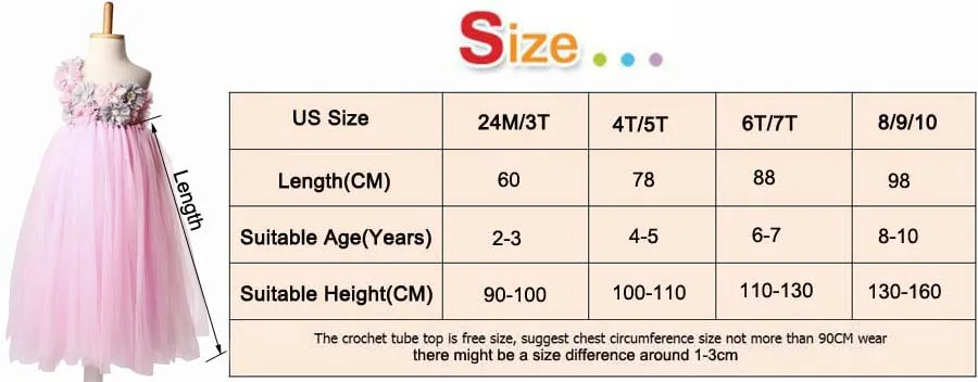 Vintage Pink and Gray Flowers Girls Wedding Tutu Dress Handmade Kids Junior Elegant Party Dresses Children Ball Gown (13)