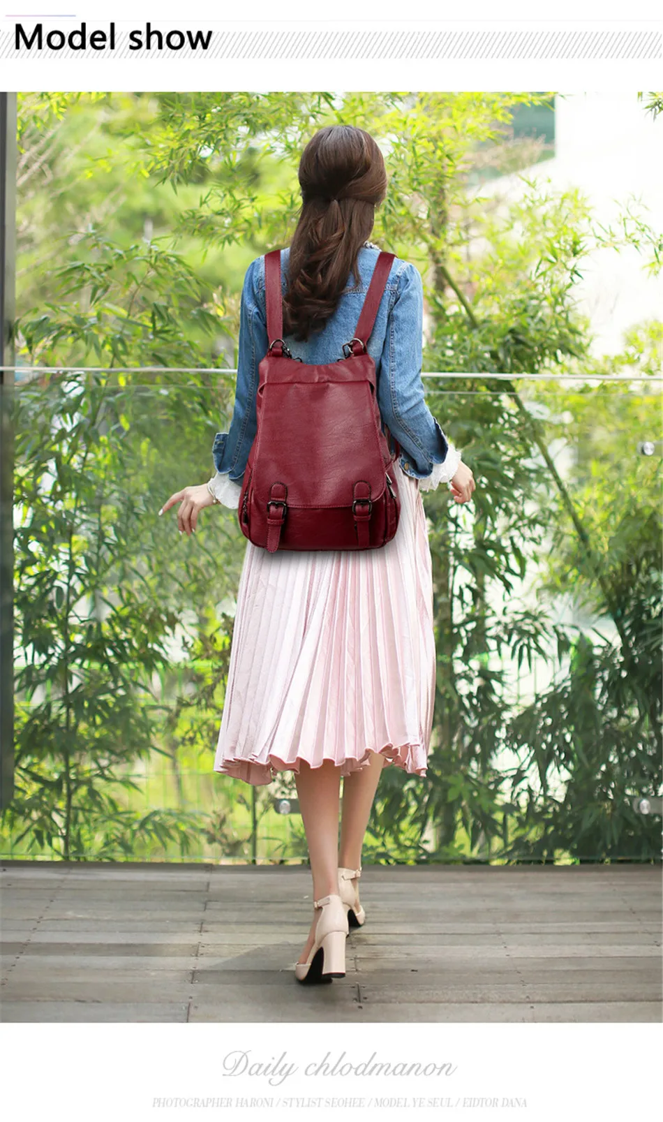 3-em-1 Multifunções Mochila Mulheres Mochila de Viagem