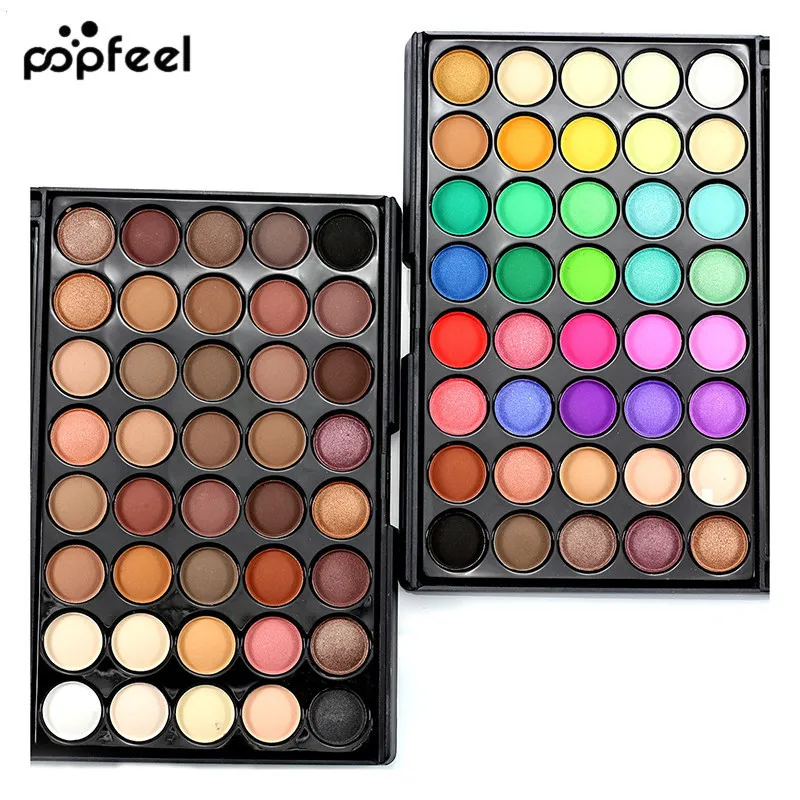 

Professional 40 colors Pigments Eye Shadow Make Up Glitter Matte Waterproof Makeup Eyeshadow Nude Palette for free shipping