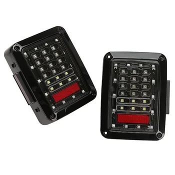 

LED Tail Lights for Wrangler Tail Light Brake Reverse Turn Singal Lamp Back Up Rear Parking Stop Light Daytime Running Bulb DRL