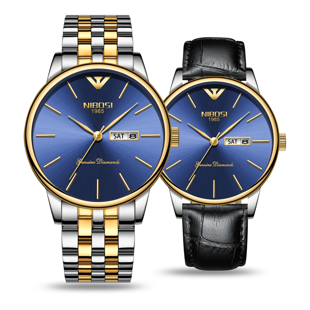 

NIBOSI Set Watch Men Luxury Brand Quartz Watch Fashion Chronograph Sport Reloj Hombre Clock Male hour relogio Masculino