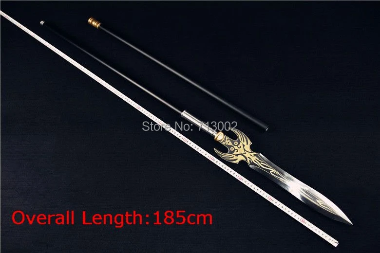 ロングリアルhalbertランス槍剣マンガン鋼刃サーベル練習武術パイク Saya Saya Katanasaya Sword Aliexpress