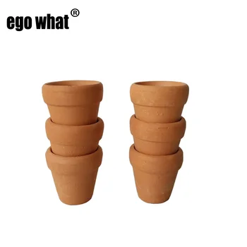 

D3XH3CM Mini Ceramic Flower buckets small clay flower planter garden Ceramic small Meat plant pot Antique vintage Nursery pots