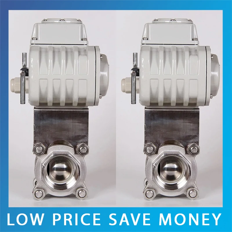 Нержавеющая сталь шаровой клапан DN15 электрический клапан плавающий шаровой клапан