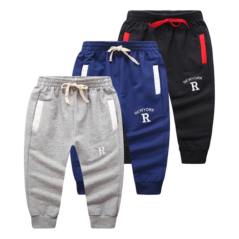 Baby kids Full Pants For Boys Autumn Cotton Baby Boy Casual Sport