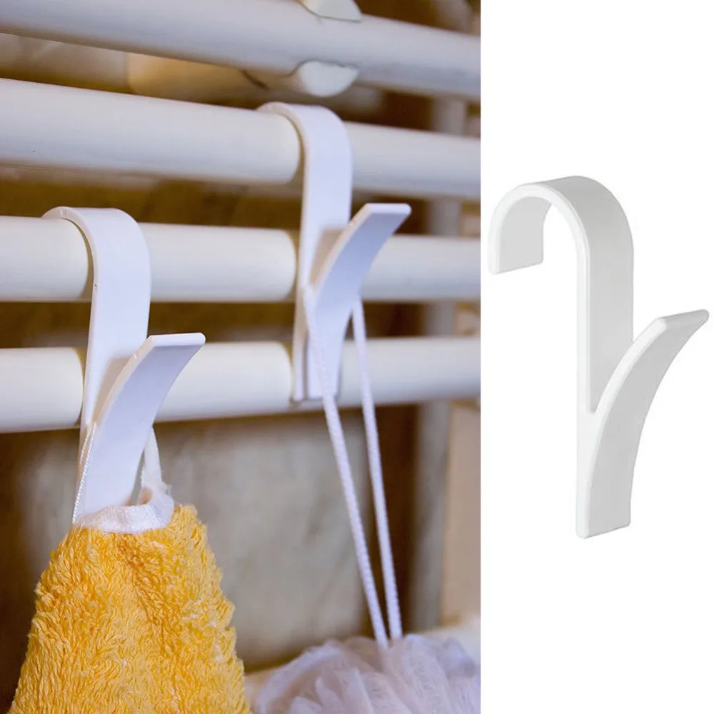 

6 Pcs Multiple functions Plastic Towel Hooks Stylish Y Shape Hook Hanger Robe Towel Rail Hook Cabinet Kitchen Towel Racks