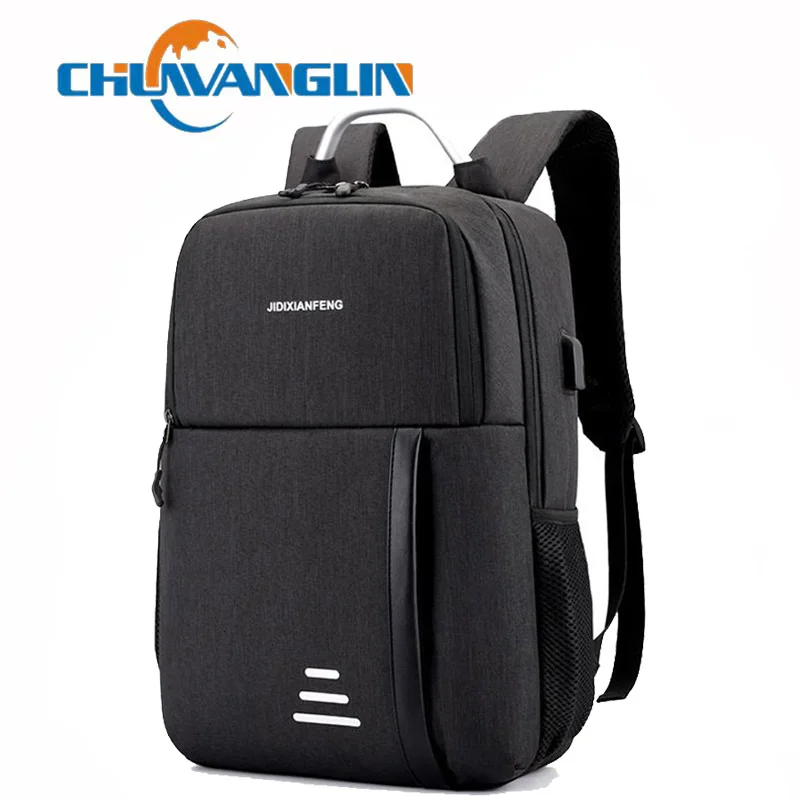 Деловой рюкзак Chuwanglin с USB-зарядкой Модный водонепроницаемый многофункциональный