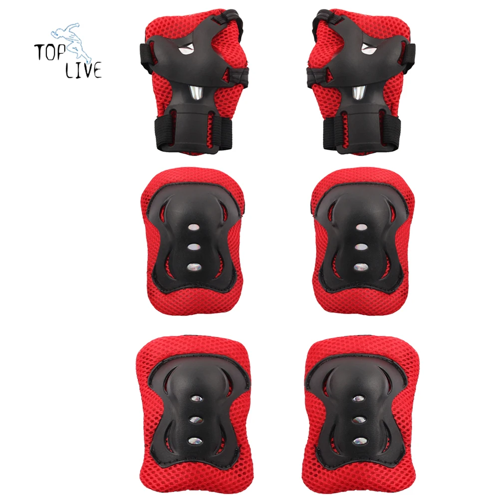 Buy 6pcs/set Padded Elbow Knee Wrist Pad Protection