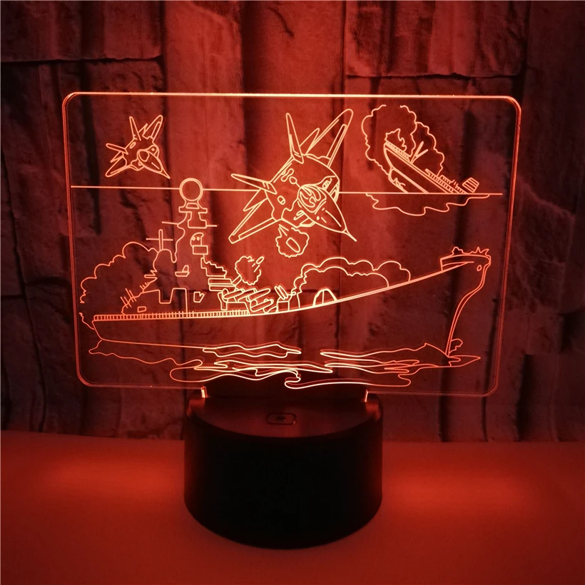 boat 3D night light (4)