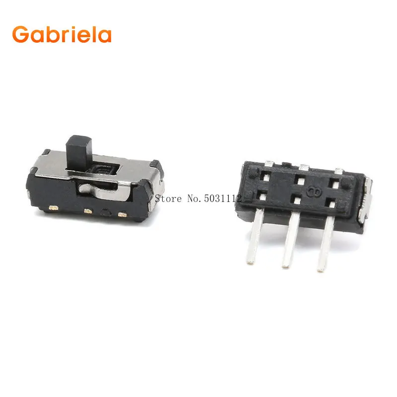 20 шт./лот тумблер MSK-12D19 G2 SPDT 1P2T SMD 3 Pin PCB панель горизонтальный скользящий