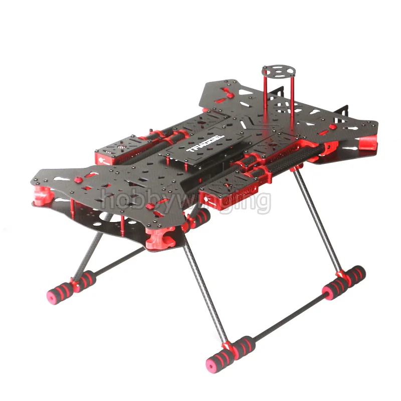 

680mm Alien Quadcopter 3K Carbon Fiber Folding Frame Kit large space APM PIX install CNC Aluminum Motor Mount with LED lamp FPV