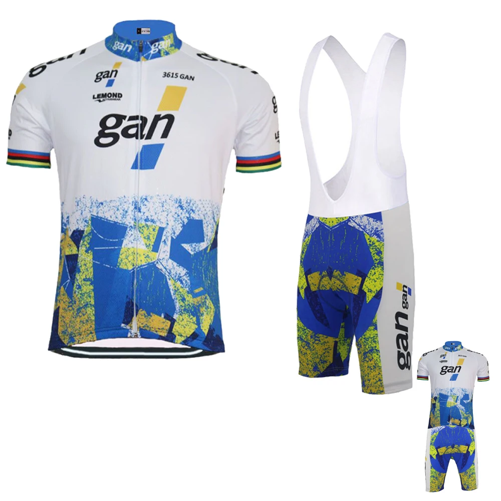 

NEW cycling jersey set ropa Ciclismo bike wear jersey set men short sleeve cycling clothing Breathable bib shorts Gel Pad