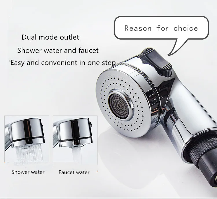 

Pull-out basin faucet