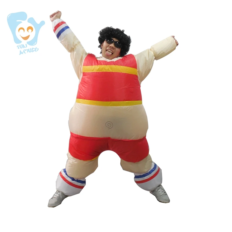 Halloween Costume For Men Inflatable Fitness Instructor Costume