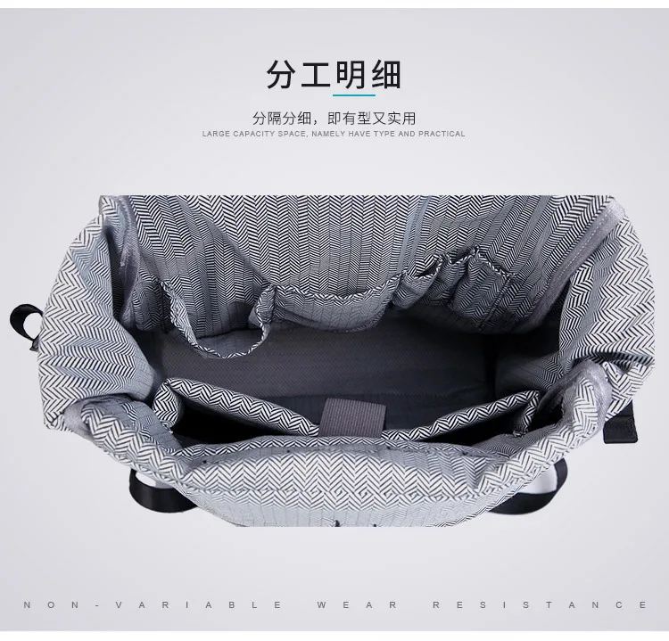Reflective Roll-Top Backpack 10