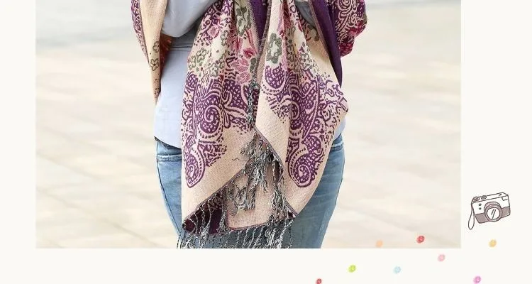 [RUNMEIFA] Модный зимний шарф для женщин, шаль, брендовые Роскошные кашемировые женские шарфы с принтом