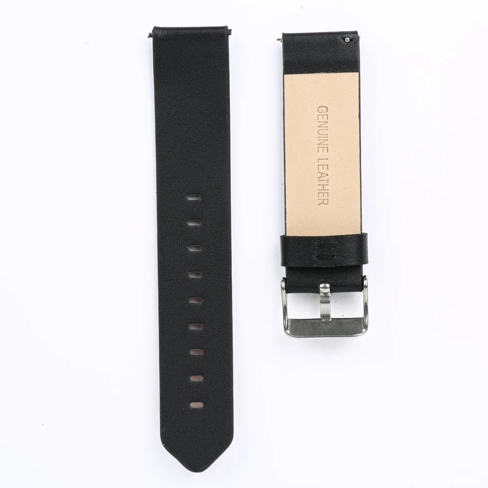 

Quick Release Genuine Leather Strap 20mm with Two Spring Watch Band Bars