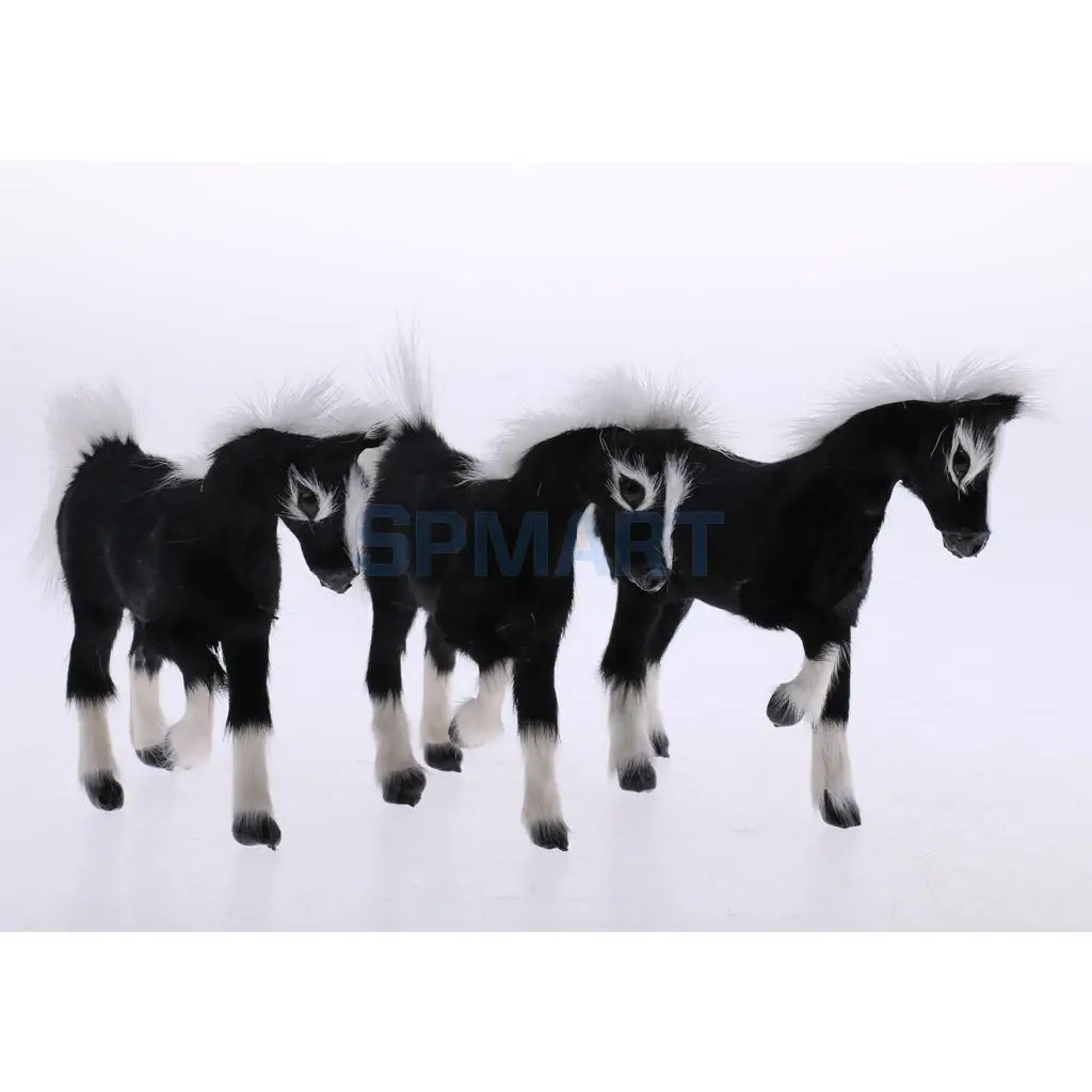 Realistic Farm Yard Zoo Horse Animal Model Figurines Children Toy Playset Gift Home Decoration Horse Model