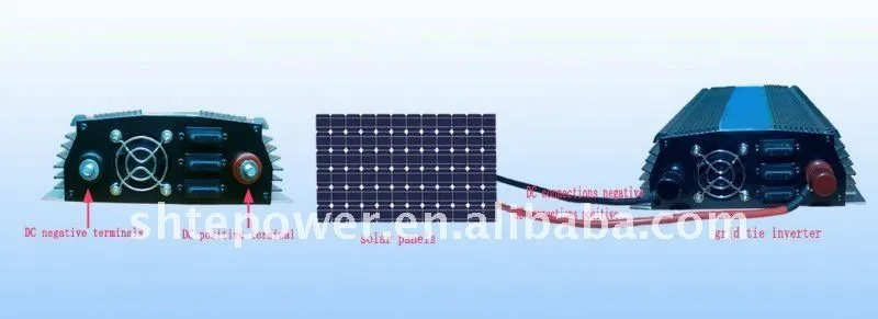 Сетевой инвертор на солнечных батарейках инвертор, dc 24-45 В к ac 230 В фотоэлектрическая Сетка Инвертор 1000 Вт, 1000 Вт Чистый инвертор синуса
