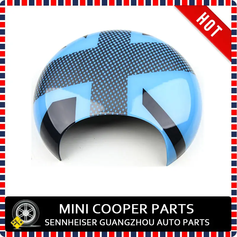 Mini Cooper Blue Union Jacl Style Tachometer Cover