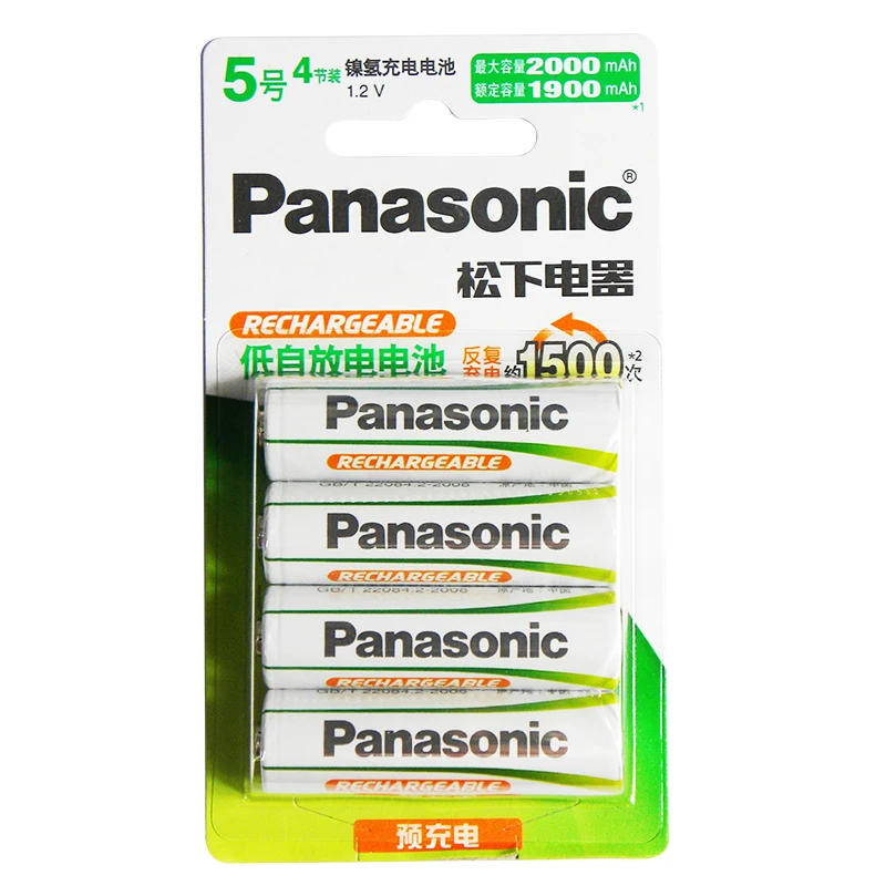 Аккумулятор для Panasonic AA 1,2 V 2000mAh Аккумулятор AA Ni-MH батареи для игрушек камеры