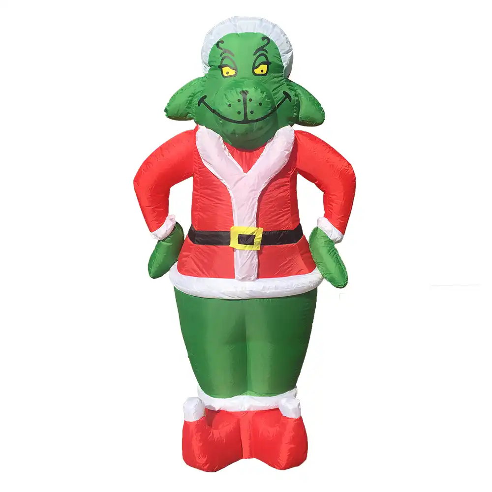 Inflatable 7 Foot Christmas Grinch Yard Christmas Decoration