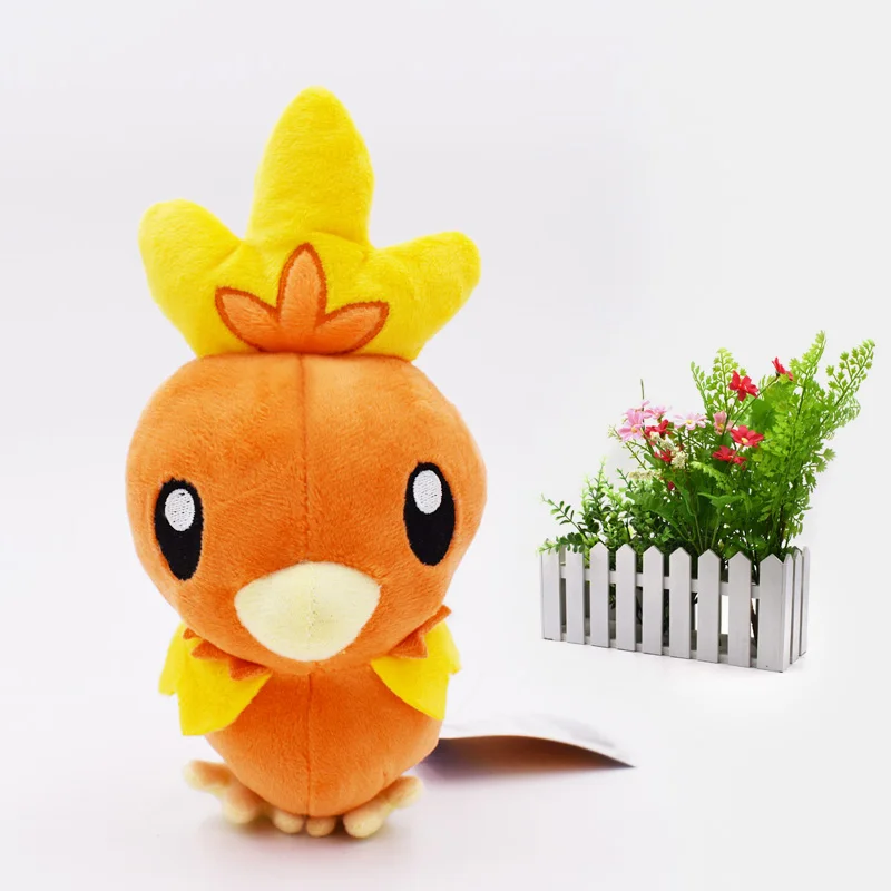 

18 cm Animal Cartoon Plush Peluche Doll New Style Torchic Soft Stuffed Hot Toy Great Christmas Gift For Children
