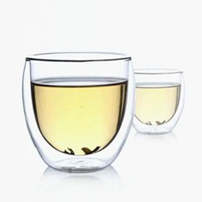250 мл, прозрачный стеклянный чашка высокого качества двухслойная стеклянная кофейная чайная кофейная чашка для сока молока чашечка виски пивная чашка Прямая поставка