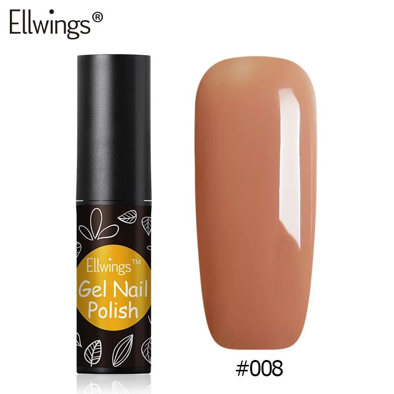 Ellwings Гель-лак для ногтей 29 чистый цвет УФ-Гель-лак для рисования Гель-лак для ногтей Перманентный эмалированный лак для ногтей Салон Советы - Цвет: 08