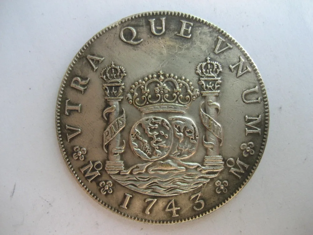 

1743 Mexico MF 8 REALES COIN COPY