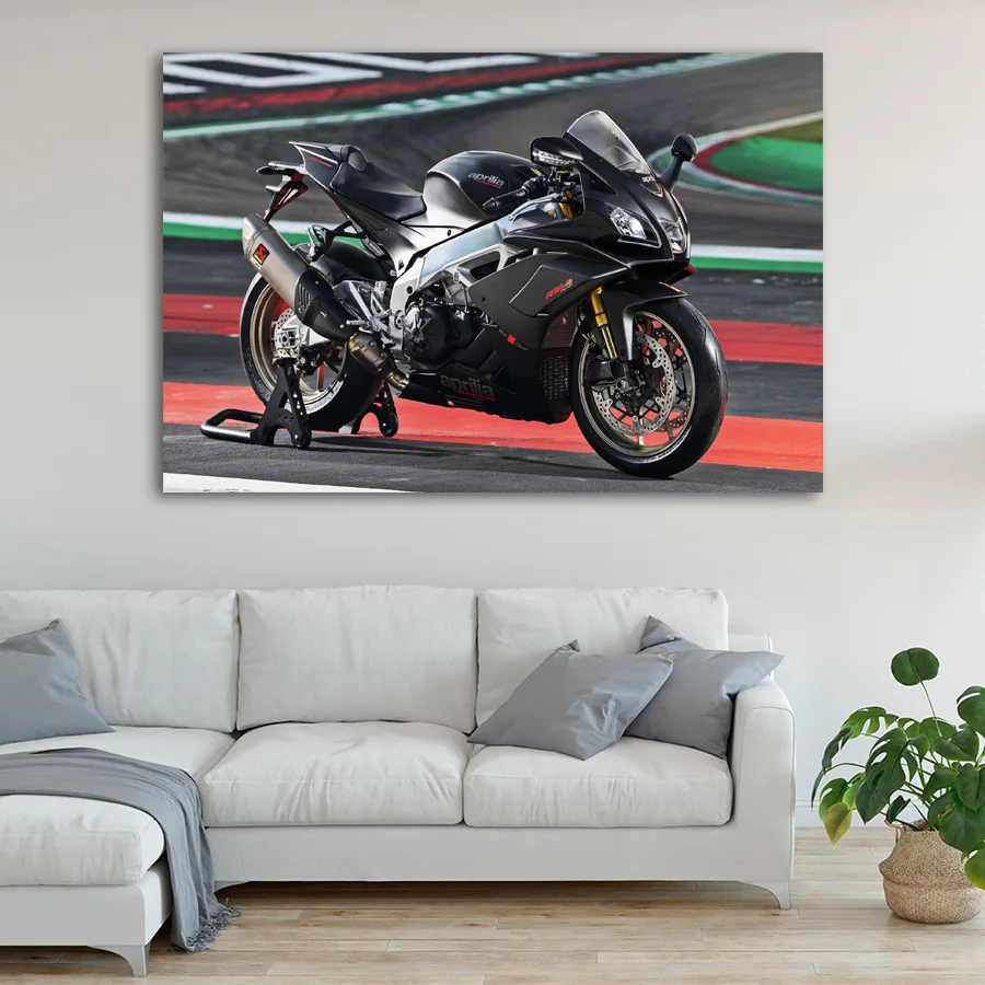 Aprilia RSV4 Автомобиль Мотоцикл SuperbikeWall художественные плакаты и принты на холсте