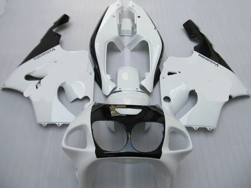 

Custom Fairing Kit for KAWASAKI Ninja ZX7R 96 99 03 ZX 7R 1996 2000 2003 White black Motorcycle Fairings set+7gifts KY01