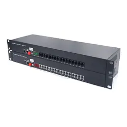 Премиум 16 каналы PCM голосовой Телефон по волокну оптические Media конвертеры с 10/100 Мбит Ethernet FC одномодовое волокно 20 км