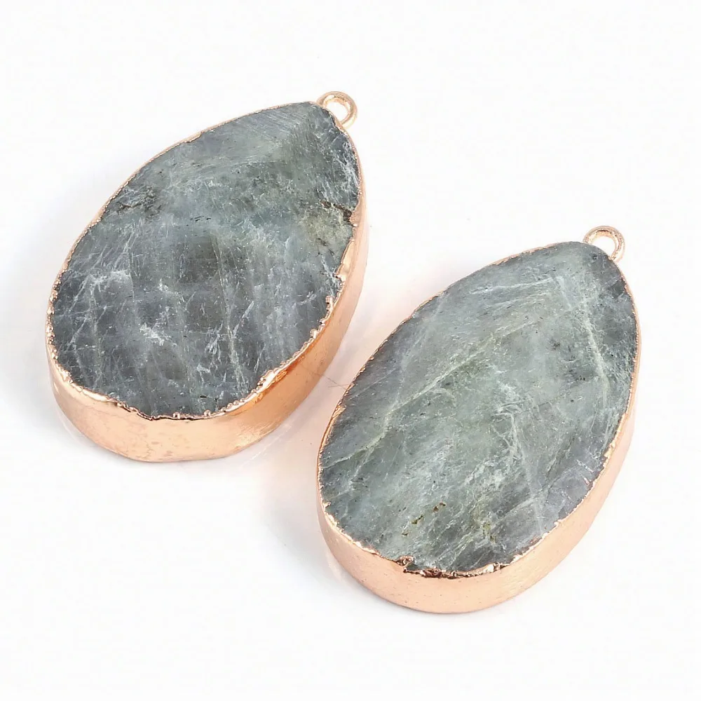 Подвеска из натурального камня AAA Rose Quartzse Flash Labradorite stone Ожерелье Подвески для самостоятельного изготовления ювелирных изделий ожерелье s