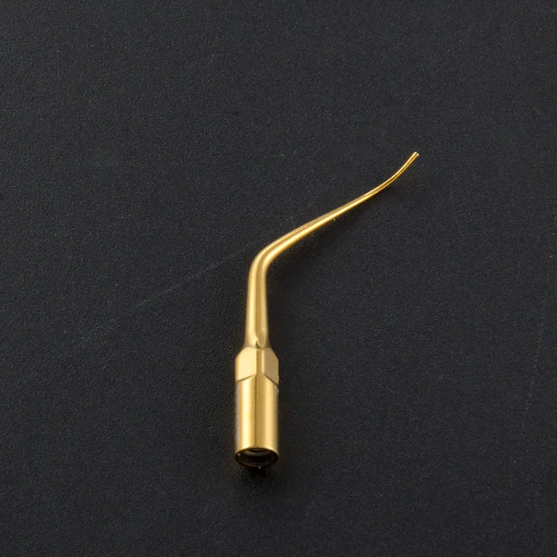 

Good Quality 3Pc Dental Ultrasonic Goldplated Scaler Perio Tip P2RT For EMS/WOODPECKER Handpiece dentistry tool dentistry
