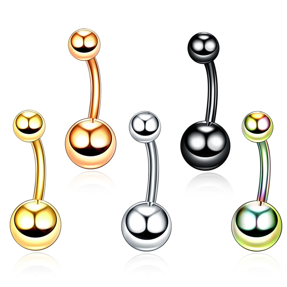 CLOU PIERCING NEZ,Style 6Rose Gold ColorPiercing industriel en acier