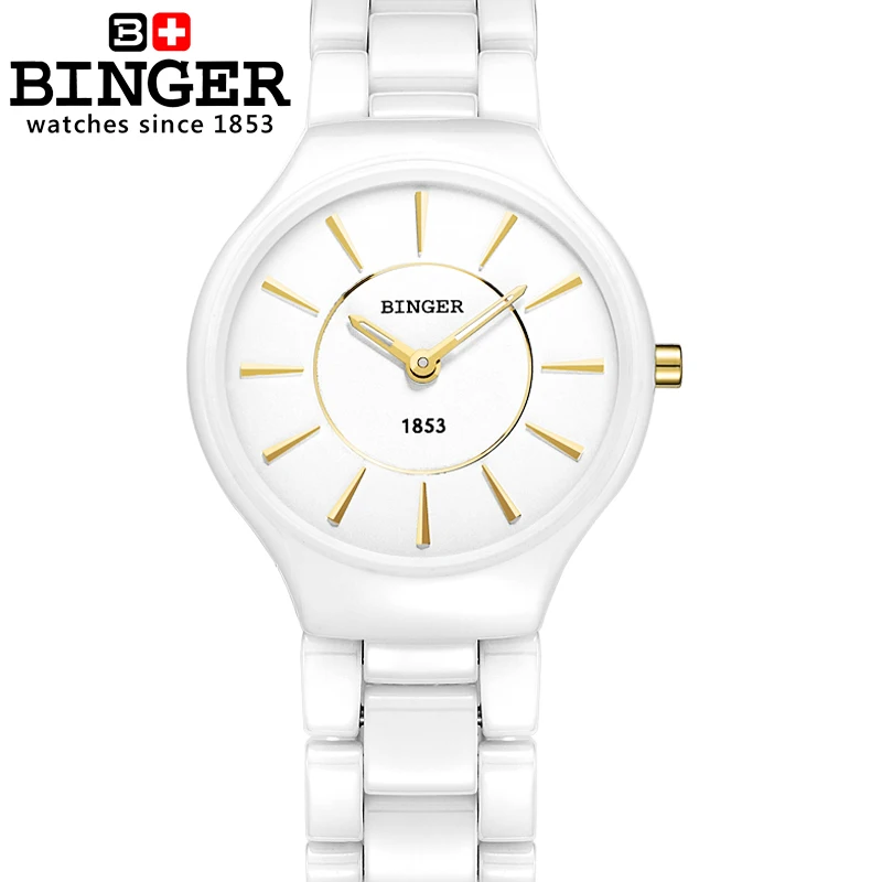سويسرا بينغر السيراميك الكوارتز المرأة الساعات الأزياء عشاق نمط الفاخرة العلامة التجارية المعصم مقاومة للماء ساعة B8006-1 سويسرا بينغر السيراميك الكوارتز المرأة الساعات الأزياء عشاق نمط الفاخرة العلامة التجارية المعصم مقاومة للماء ساعة B8006-1