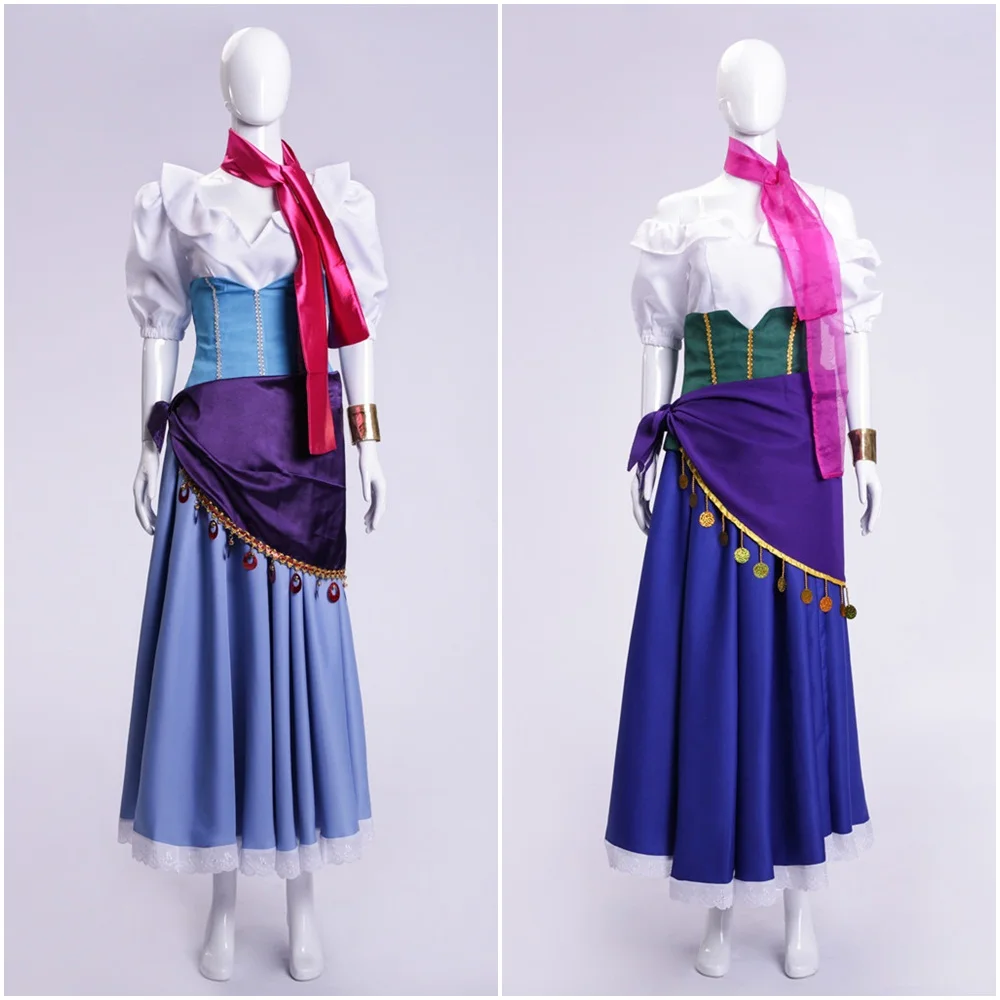 

The Hunchback of Notre Dame Esmeralda Dress Cosplay Costume Adult