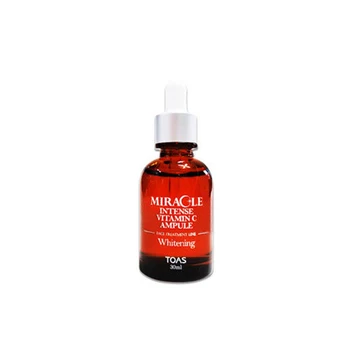 

TOAS Miracle Intense Vitamin C Ampoule 30ml Whitening Serum Anti Aging Fade Dark Spot Anti Wrinkle Firming Facial Essence Serum