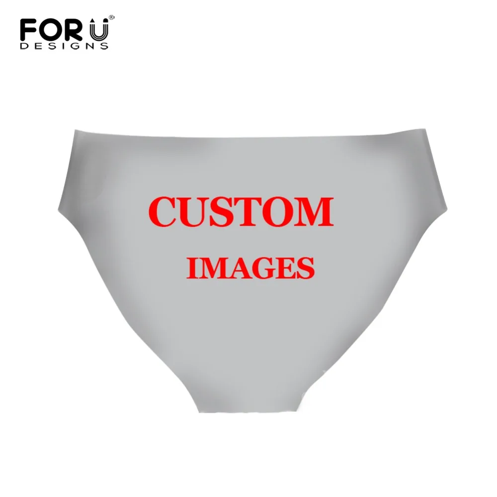 Женские бесшовные трусики FORUDESIGNS с 3d рисунком животных совы кота киски собаки
