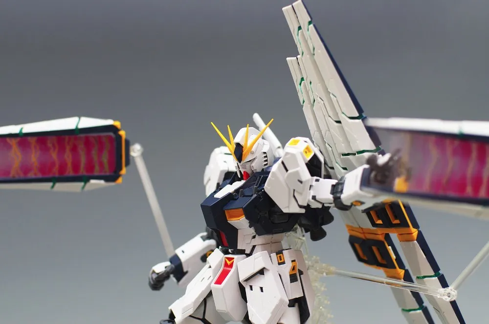 BTF двойной плавник Воронка пользовательский блок для Bandai MG 1/100 RX-93 Nu v Gundam Ver. ka