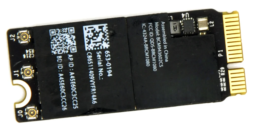 WTXUP для Broadcom BCM943602CS 802.11ac 1750 Мбит/с Экшн камера с Wi Fi адаптер WiFi + Bluetooth 4 0 плата Wireless