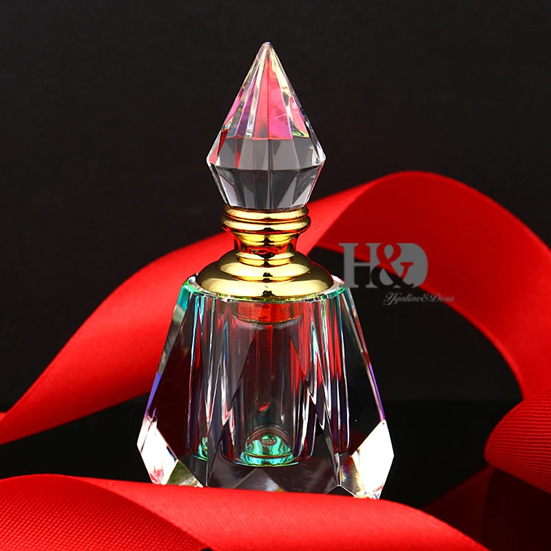 H & D женские подарки декоративные египетские маленькие парфюмерные флаконы многоразового использования, пустые зелья кристальная бутылка
