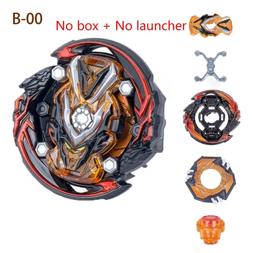 ZXZ Beyblade BURST B-131 Dead Phoenix.0.At отсеки Bable Bables Beys лезвия Bayblades металлический бустер Топ гироскоп Боевая игрушка - Цвет: B00 no launcher