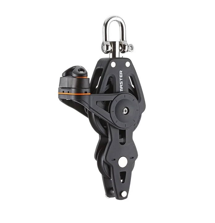 【Master】50mm Single//Swivel//Becket Plain Bearing Dinghy Block