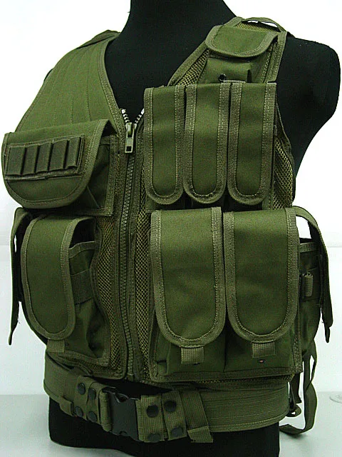 Deluxe sports vest Airsoft Tactical Hunting Combat Mesh ...