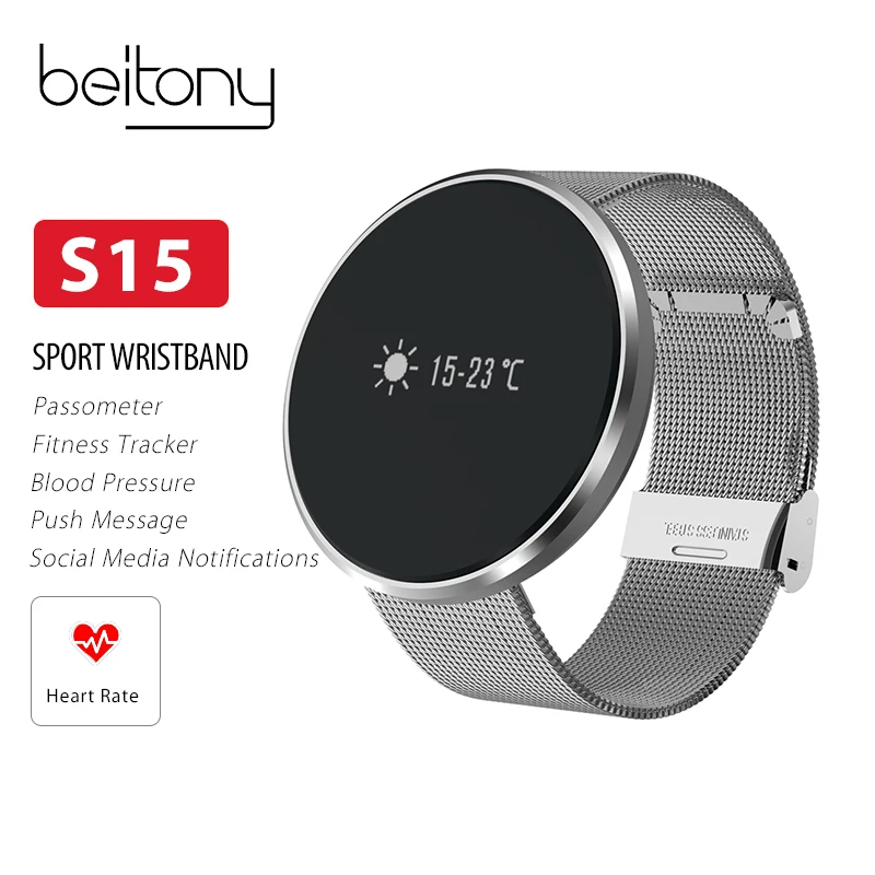 

DAWO Blood Pressure Tracker Health Smart Watch Heart Rate Fitness Band Bracelet Men Women Waterproof Smart Watch For Android IOS