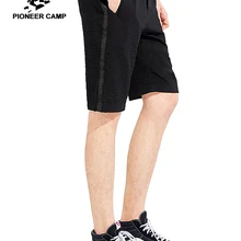 Пионерский лагерь, новые повседневные шорты для мужчин, брендовая одежда, тонкие летние шорты, мужские качественные Бермуды, мужские черные шорты ADK801107